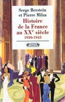 Couverture du livre « Histoire de la france xxeme siecle t2 » de Serge Berstein aux éditions Complexe