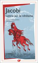 Couverture du livre « Lettres sur le nihilisme » de Jacobi aux éditions Flammarion