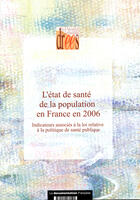 Couverture du livre « L'état de santé de la population en france en 2006 » de  aux éditions Documentation Francaise