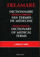 Couverture du livre « Dictionnaire francais-anglais ; anglais-francais des termes de medecine » de Jacques Delamare aux éditions Maloine