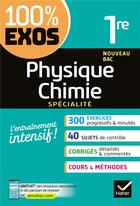 Couverture du livre « Physique-chimie (specialite) 1re - exercices resolus - premiere » de Alhalel/Freret aux éditions Hatier