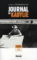 Couverture du livre « Journal de Kabylie » de Charles Schweisguth aux éditions Privat