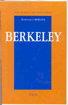 Couverture du livre « Berkeley ; un nominalisme réaliste » de Dominique Berlioz aux éditions Vrin