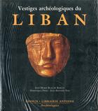 Couverture du livre « Vestiges archeologiques du liban » de Blas De Robles J-M. aux éditions Edisud