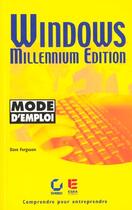 Couverture du livre « Windows millenium edition » de Dave Ferguson aux éditions Eska