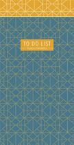 Couverture du livre « To do list ; motifs » de  aux éditions Paperstore