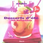 Couverture du livre « 50 Recettes Desserts D'Ete » de Elle aux éditions Filipacchi