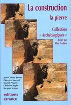 Couverture du livre « Construction (la) » de Alain Ferdière aux éditions Errance