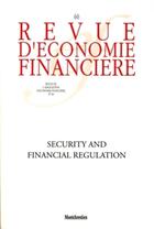 Couverture du livre « Security and financial regulation - n 60 » de  aux éditions Association D'economie Financiere