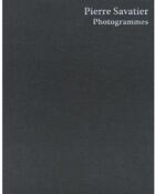 Couverture du livre « Photogrammes » de Savatier aux éditions Monografik