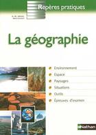 Couverture du livre « La geographie - repere pratique n41 » de Gerin-Grataloup A-M. aux éditions Nathan