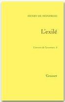 Couverture du livre « L'exilé » de Henry De Monfreid aux éditions Grasset Et Fasquelle