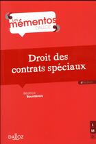 Couverture du livre « Droit des contrats spéciaux (4e édition) » de Beatrice Bourdelois aux éditions Dalloz