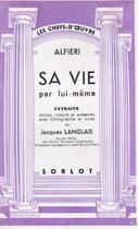 Couverture du livre « Sa vie par lui-même » de Alfieri aux éditions Nel