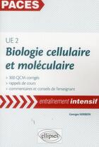Couverture du livre « Ue2 - biologie cellulaire et moleculaire » de Herbein Georges aux éditions Ellipses