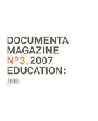 Couverture du livre « Documenta 12 t.3 ; education » de  aux éditions Taschen