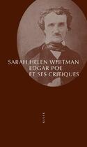 Couverture du livre « Edgar Poe et ses critiques » de Sarah Helen Whitman aux éditions Allia