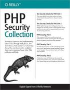 Couverture du livre « PHP Security Collection » de John Coggeshall aux éditions O Reilly