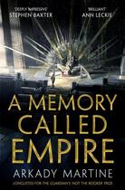 Couverture du livre « A MEMORY CALLED EMPIRE - TEXOCALAAN » de Martine Arkady aux éditions Tor Books