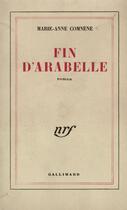 Couverture du livre « Fin D'Arabelle » de Comnene M A aux éditions Gallimard