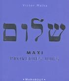Couverture du livre « Maxi Proverbes Juifs » de Victor Malka aux éditions Marabout