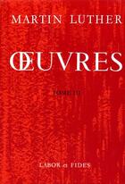 Couverture du livre « Oeuvres luther t.3 rel lab » de  aux éditions Labor Et Fides