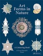 Couverture du livre « Ernst haeckel art forms in nature: a colouring book » de Dziadosz Barbara aux éditions Prestel