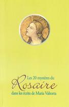 Couverture du livre « Les 20 Mysteres Du Rosaire Dan » de Maria Valtorta aux éditions Valtortiano