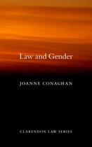 Couverture du livre « Law and Gender » de Conaghan Joanne aux éditions Oup Oxford