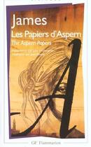 Couverture du livre « Les papiers d'Aspern ; the Aspern papers » de Henry James aux éditions Flammarion