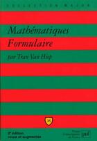 Couverture du livre « Mathematiques formulaire » de Tran Van/Combouze Hi aux éditions Belin Education