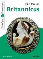 Couverture du livre « Britannicus » de Jean Racine aux éditions Magnard