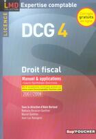 Couverture du livre « Droit fiscal ; manuel et entraînement » de Nathalie Gonthier-Besacier aux éditions Foucher