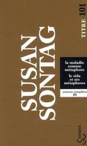 Couverture du livre « La maladie comme métaphore ; le sida et ses métaphores » de Susan Sontag aux éditions Christian Bourgois