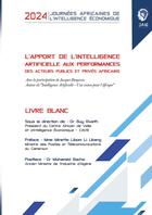 Couverture du livre « L'apport de l'intelligence artificielle aux performances des acteurs publics et privés africains : LIVRE BLANC » de Guy Gweth aux éditions Books On Demand