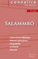 Couverture du livre « Salammbô, de Gustave Flaubert » de  aux éditions Editions Du Cenacle