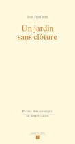 Couverture du livre « Un jardin sans clôture » de Jean Prod'Hom aux éditions Labor Et Fides