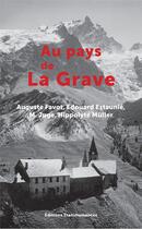 Couverture du livre « Au pays de La Grave » de  aux éditions Transhumances