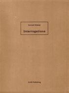 Couverture du livre « Donald weber interrogations » de Weber Donald aux éditions Schilt