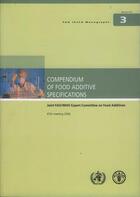 Couverture du livre « Compendium of food additive specifications. joint fao/who expert committee on food additives. 67th m » de  aux éditions Fao