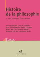 Couverture du livre « Histoire de la philosophie t1 - les pensees fondatrices » de Jacqueline Russ aux éditions Armand Colin