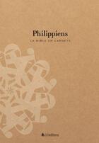 Couverture du livre « La Bible en carnets - Philippiens » de Blf Editions aux éditions Blf Europe