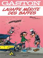 Couverture du livre « Gaston Tome 16 : Lagaffe mérite des baffes » de Jidehem et Andre Franquin aux éditions Dupuis