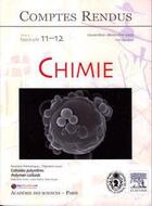 Couverture du livre « Comptes rendus academie des sciences, chimie, t.6, fascicule 11-12, nov-dec 2003 : colloides polymeres » de  aux éditions Elsevier