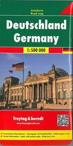 Couverture du livre « Deutschland - germany - 1/500 000 » de  aux éditions Freytag Und Berndt