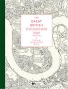 Couverture du livre « The great british colouring map » de Survey Ordnance aux éditions Laurence King