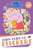 Couverture du livre « Peppa pig - mon bloc de stickers et activites » de  aux éditions Hachette Jeunesse