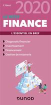 Couverture du livre « Le petit finance ; l'essentiel en bref (édition 2020) » de Fabrice Briot aux éditions Dunod