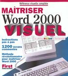 Couverture du livre « Maitriser 2000 Visuel » de Idg aux éditions First Interactive