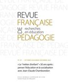 Couverture du livre « Revue francaise de pedagogie, n 217/2022. le 